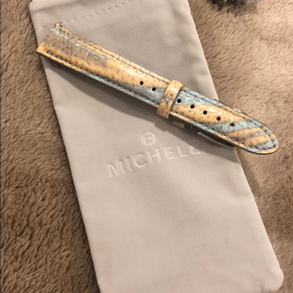 Michele Leather Strap